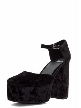 Jeffrey Campbell Black Velvet Shoes